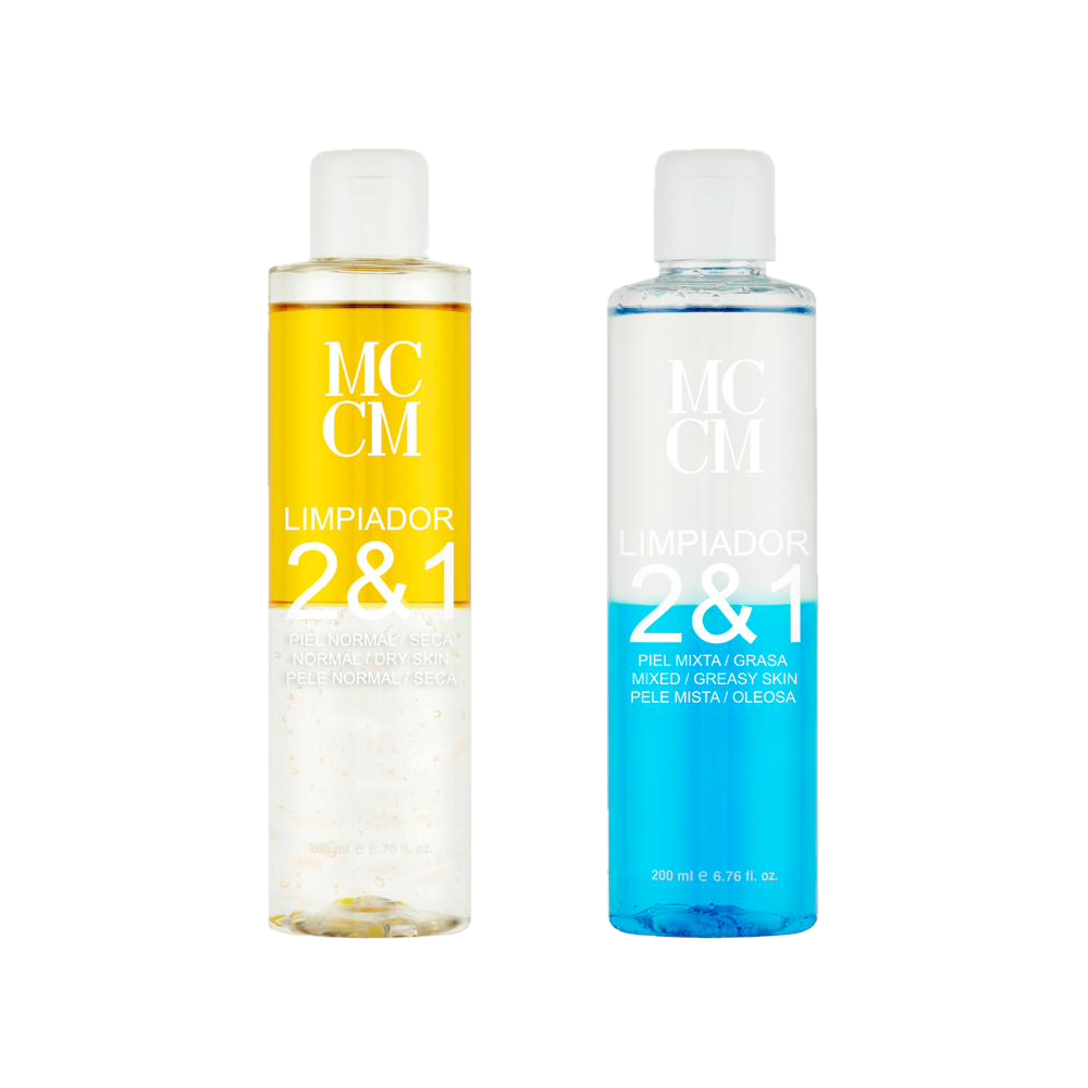 Limpiador 2&1 – normal/dry and oily/mixed skin cleansers